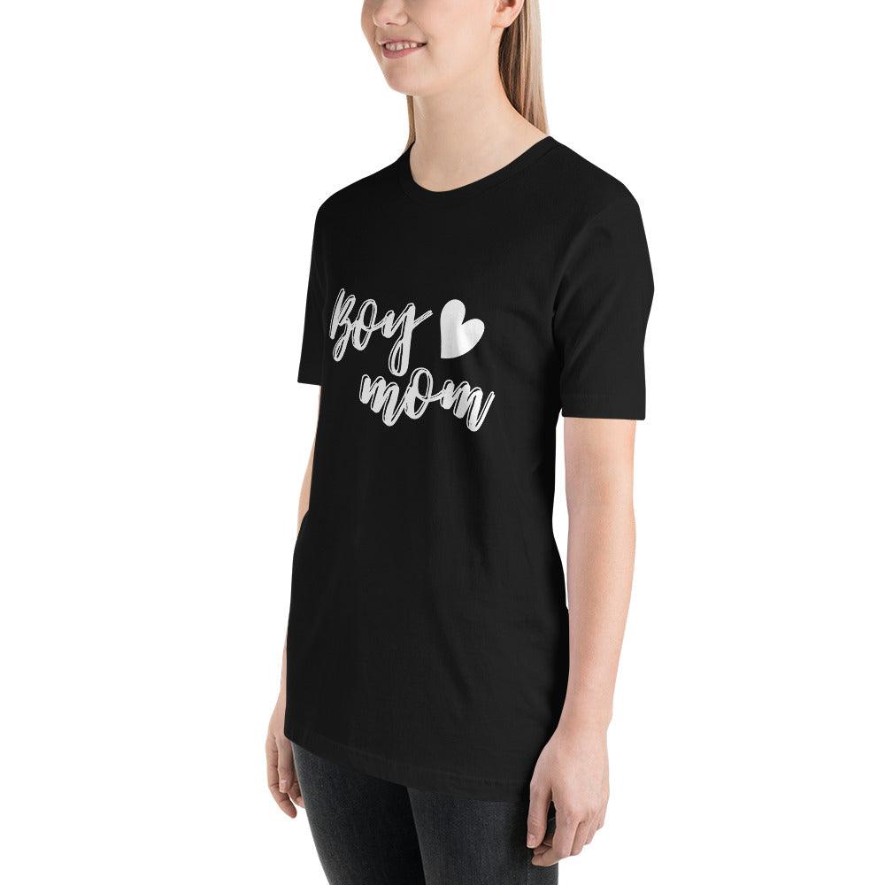 Boy Love Mom Unisex t-shirt - TheGivenGet