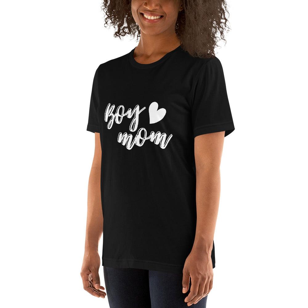 Boy Love Mom Unisex t-shirt - TheGivenGet