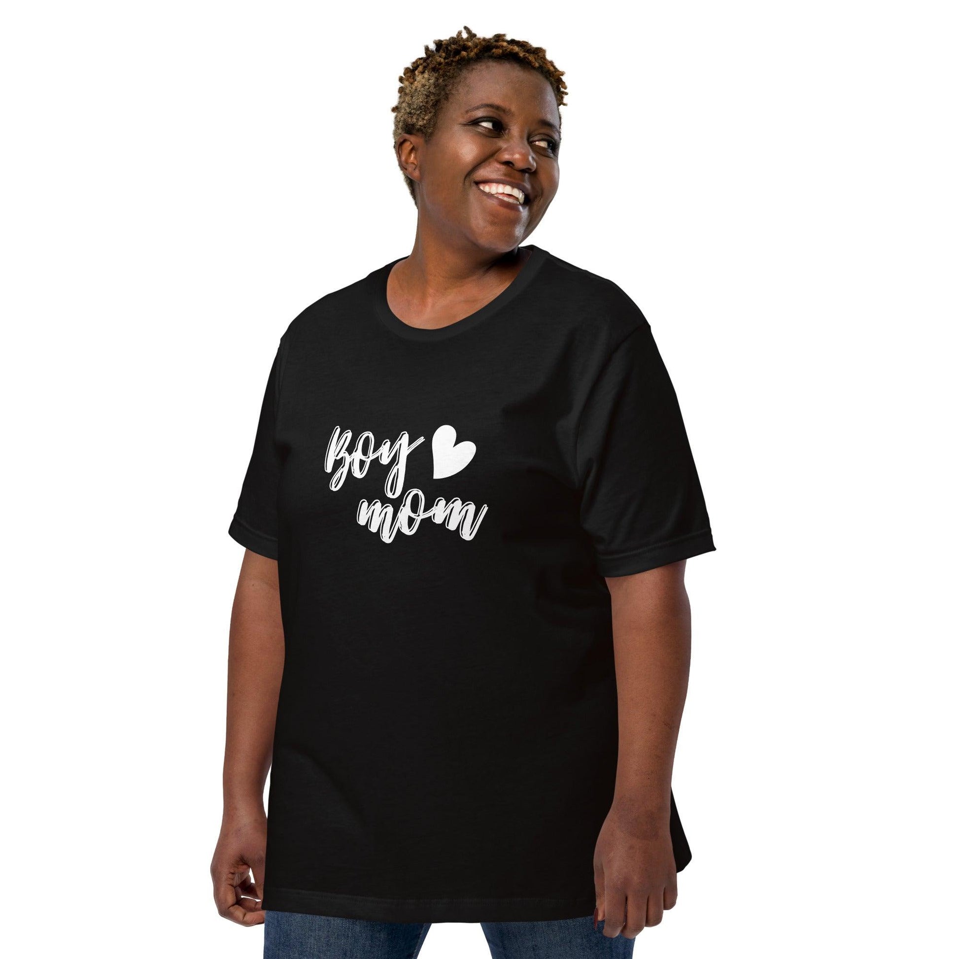 Boy Love Mom Unisex t-shirt - TheGivenGet