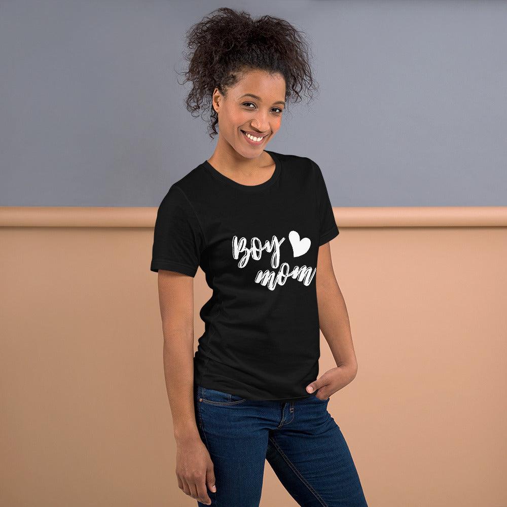 Boy Love Mom Unisex t-shirt - TheGivenGet