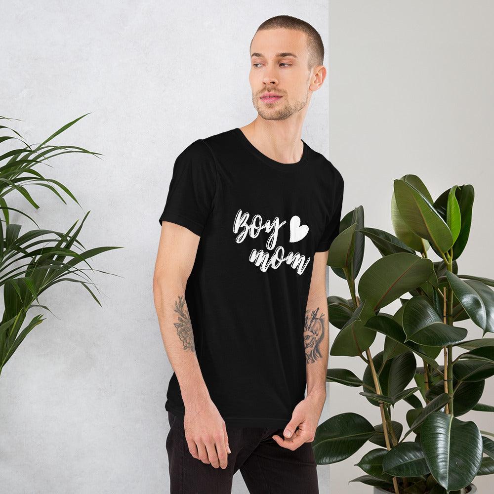 Boy Love Mom Unisex t-shirt - TheGivenGet