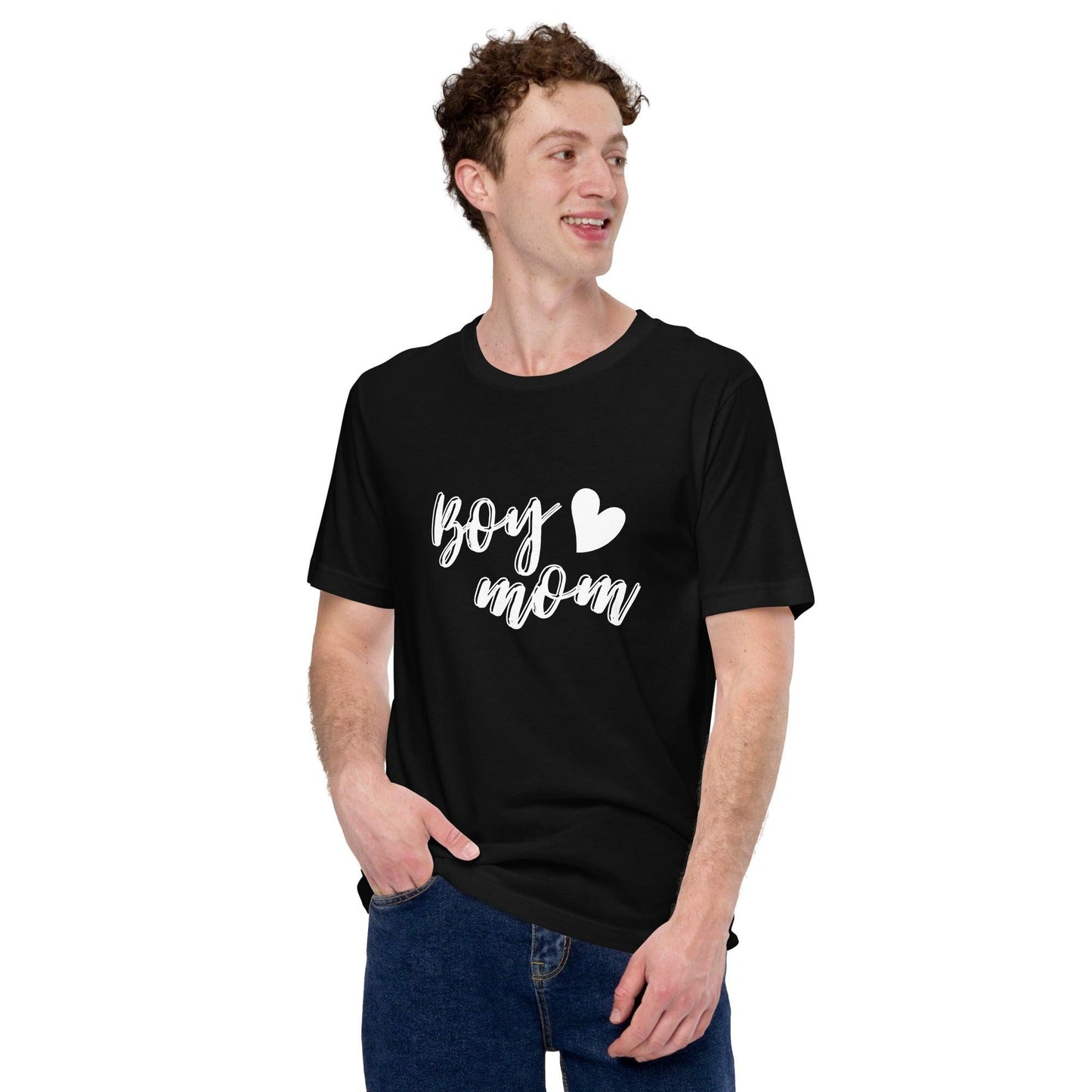 Boy Love Mom Unisex t-shirt - TheGivenGet