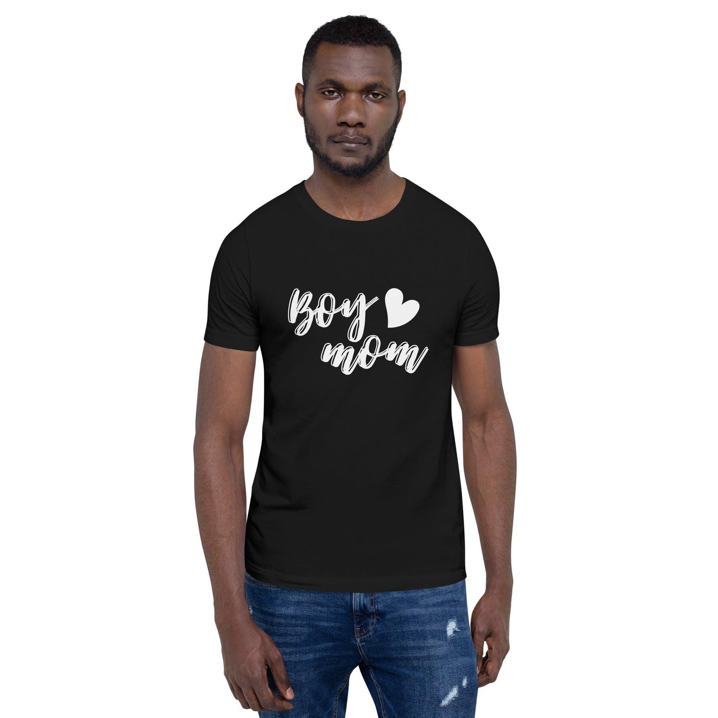 Boy Love Mom Unisex t-shirt - TheGivenGet