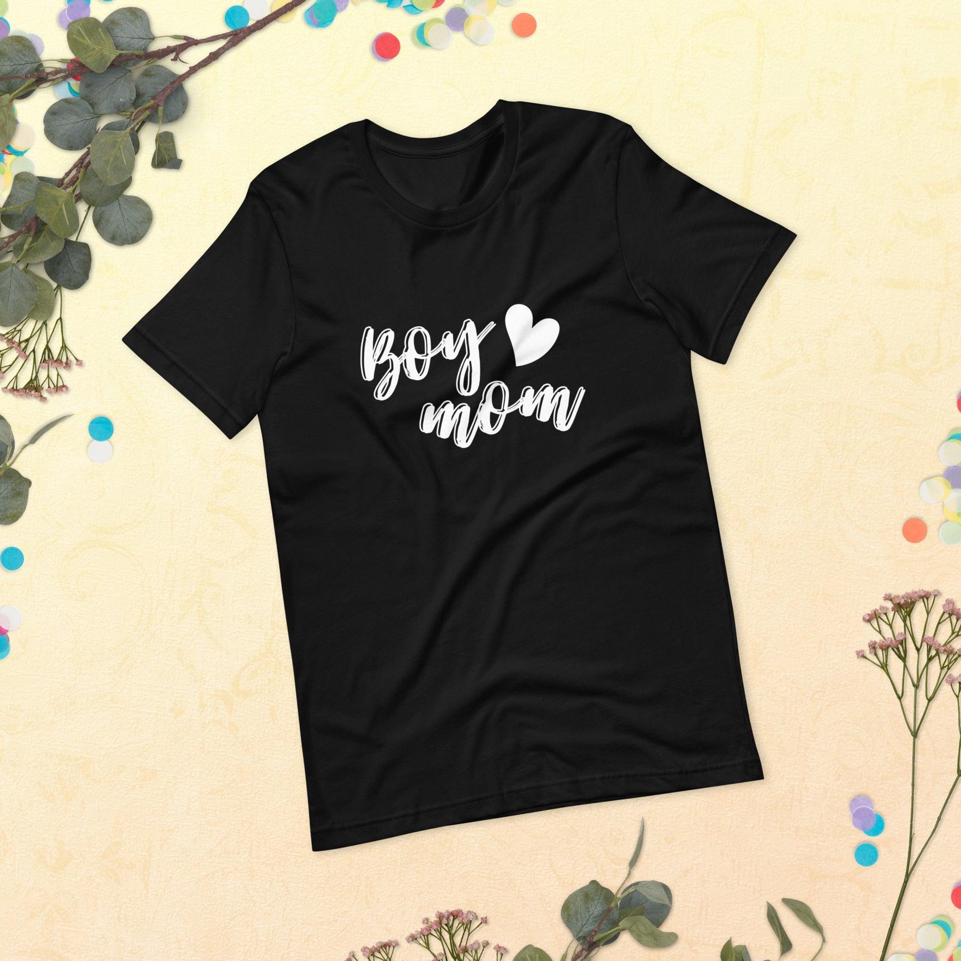 Boy Love Mom Unisex t-shirt - TheGivenGet