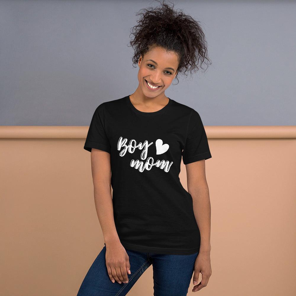 Boy Love Mom Unisex t-shirt - TheGivenGet