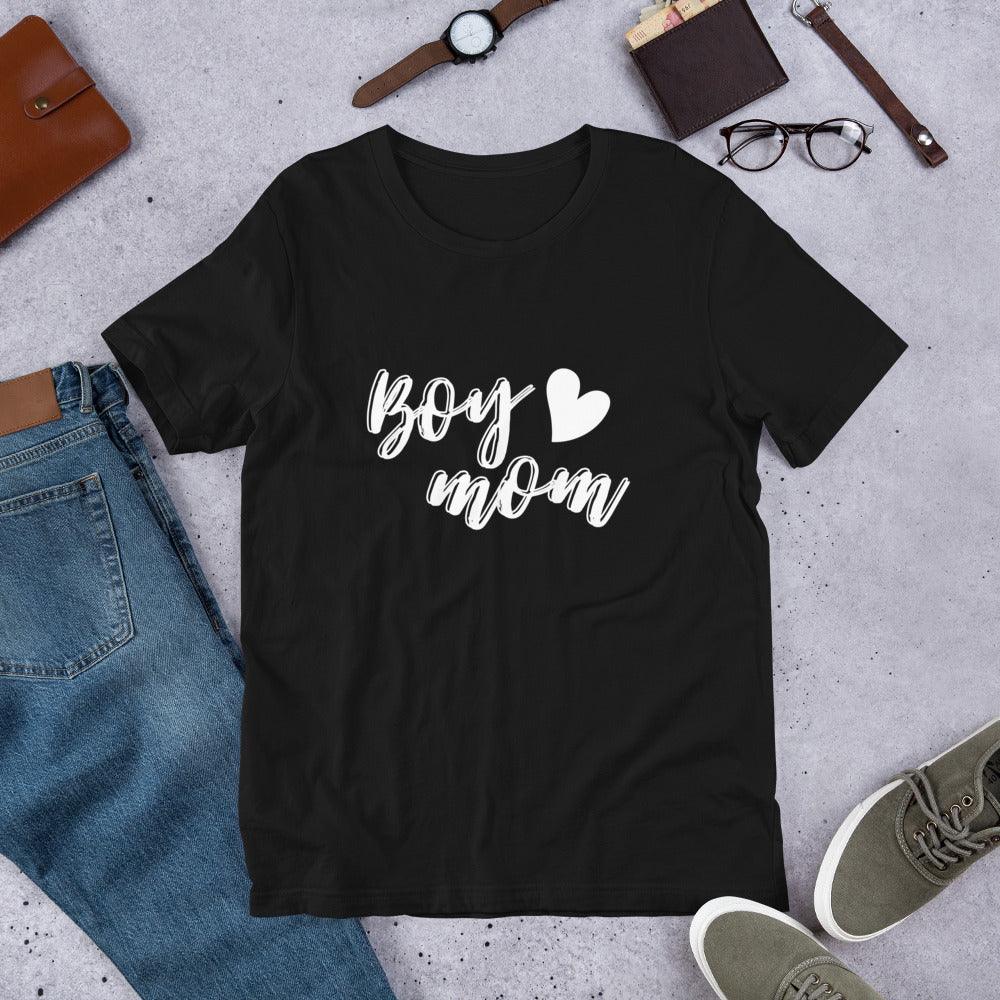 Boy Love Mom Unisex t-shirt - TheGivenGet