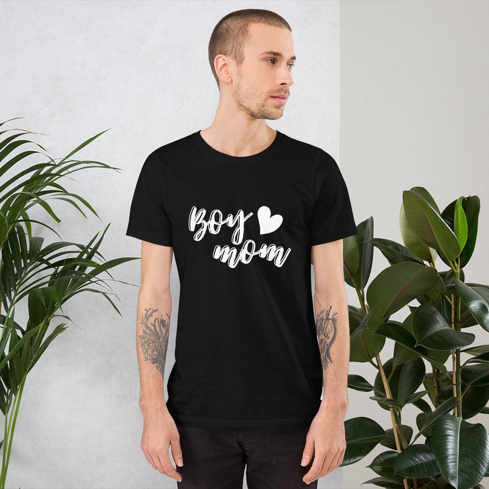 Boy Love Mom Unisex t-shirt - TheGivenGet