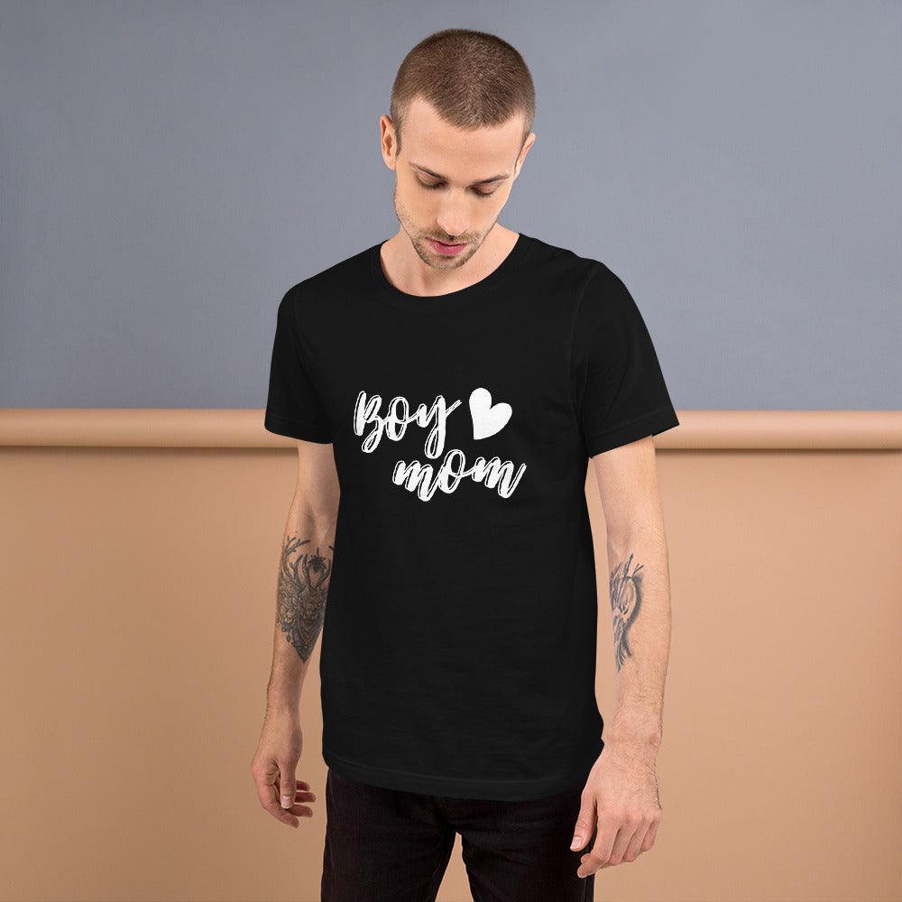 Boy Love Mom Unisex t-shirt - TheGivenGet