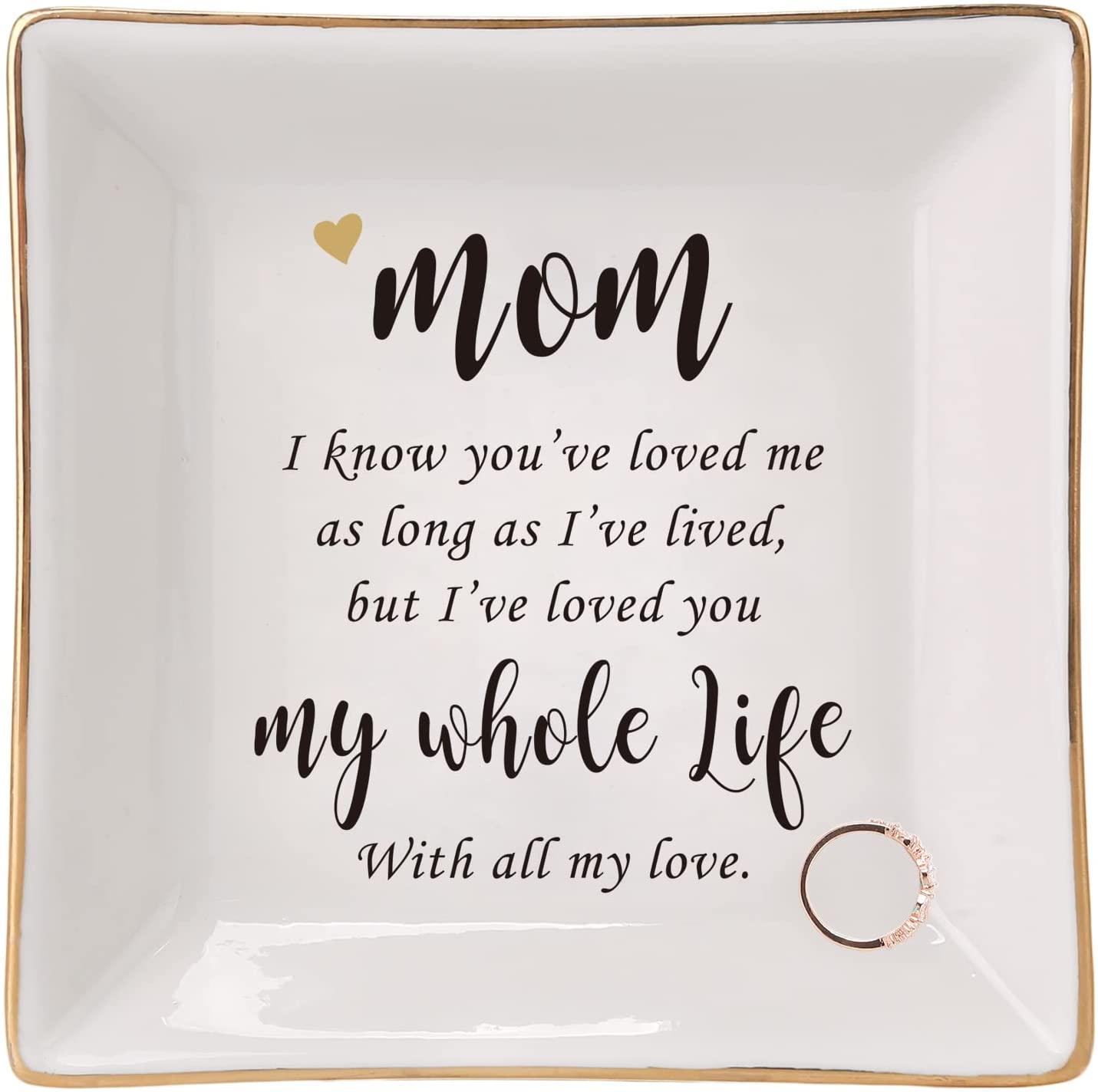 Ceramic Ring Dish Mother's Day Gifts for Mom - TheGivenGet