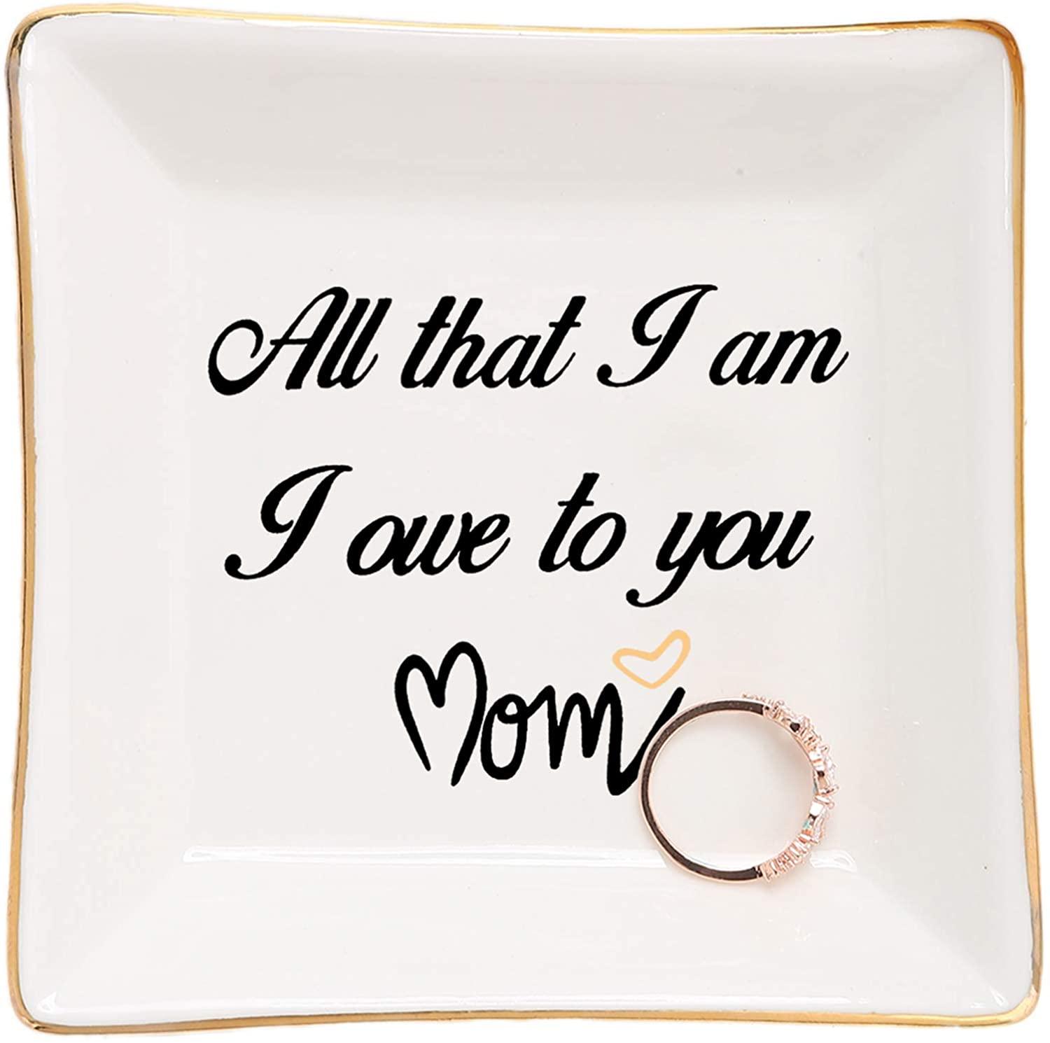 Ceramic Ring Dish Mother's Day Gifts for Mom - TheGivenGet