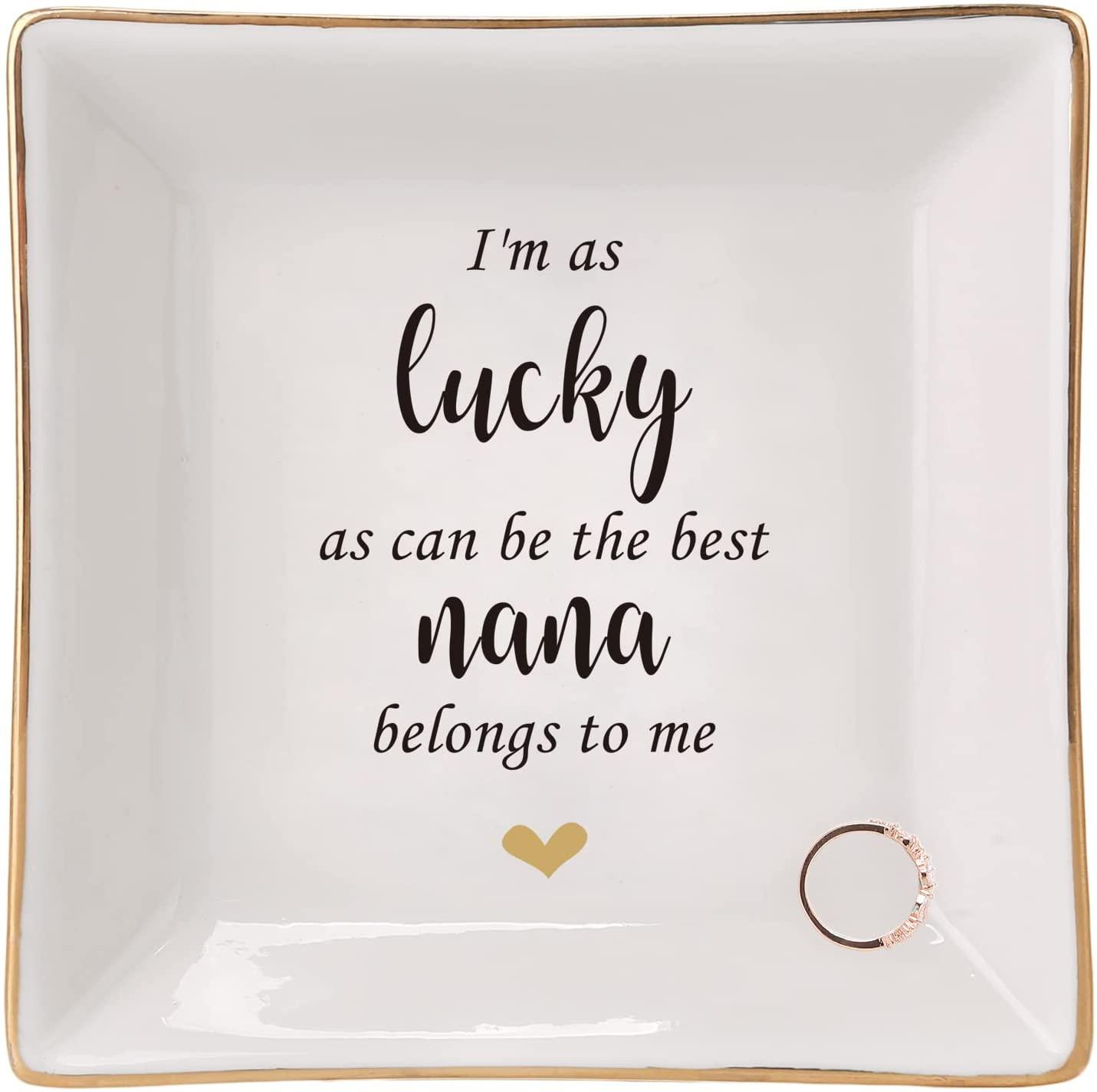 Ceramic Ring Dish Mother's Day Gifts for Mom - TheGivenGet