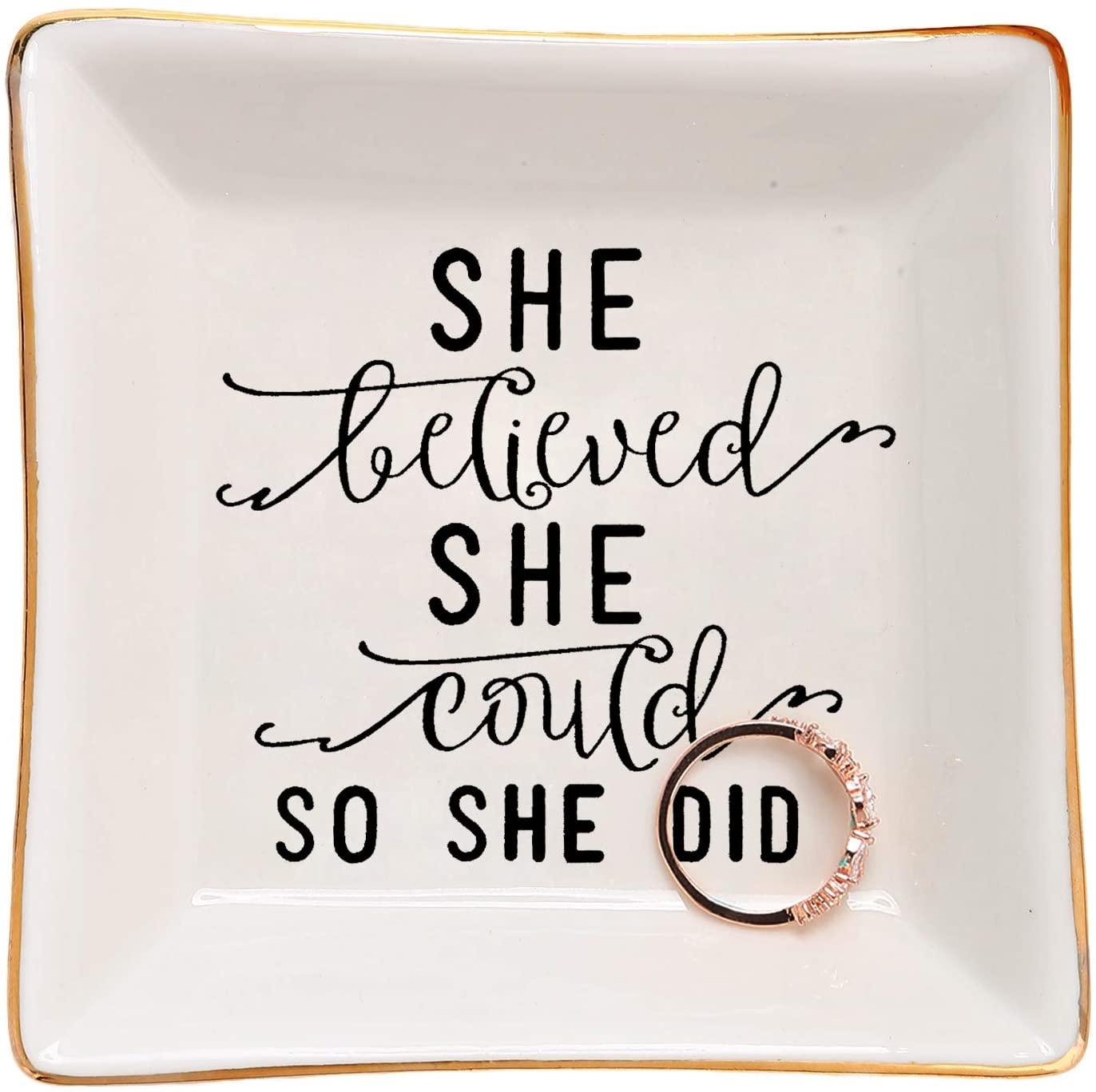 Ceramic Ring Dish Mother's Day Gifts for Mom - TheGivenGet