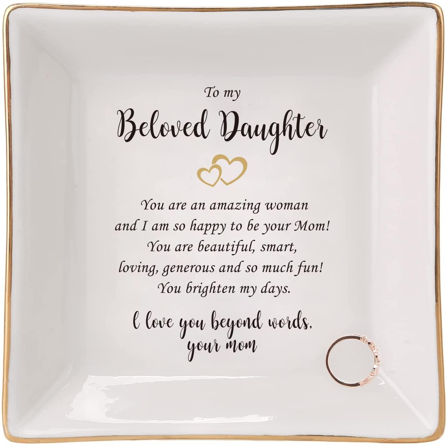 Ceramic Ring Dish Mother's Day Gifts for Mom - TheGivenGet