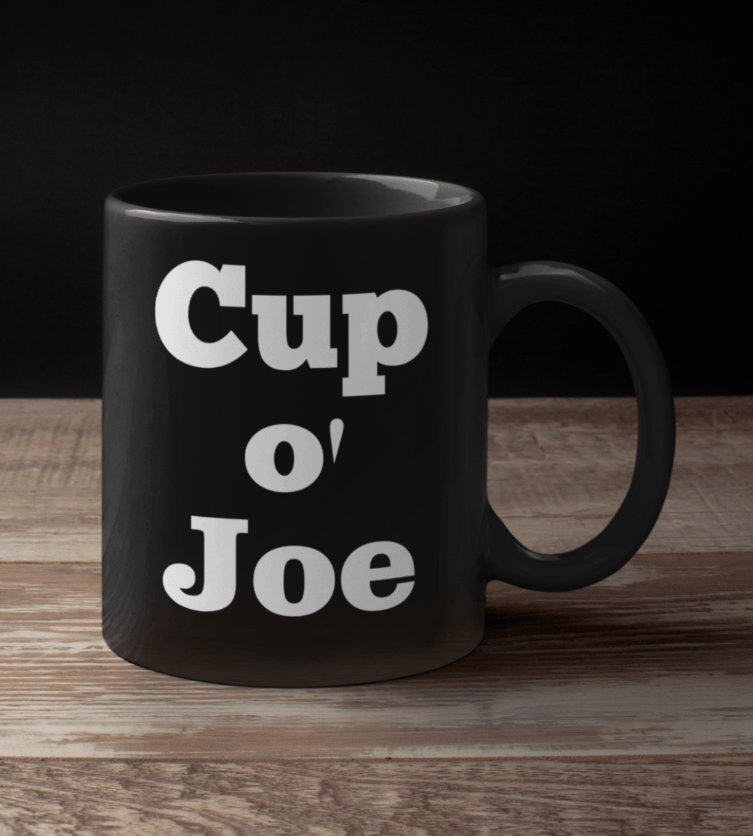 Cup O' Joe Kenda Black Mug - TheGivenGet