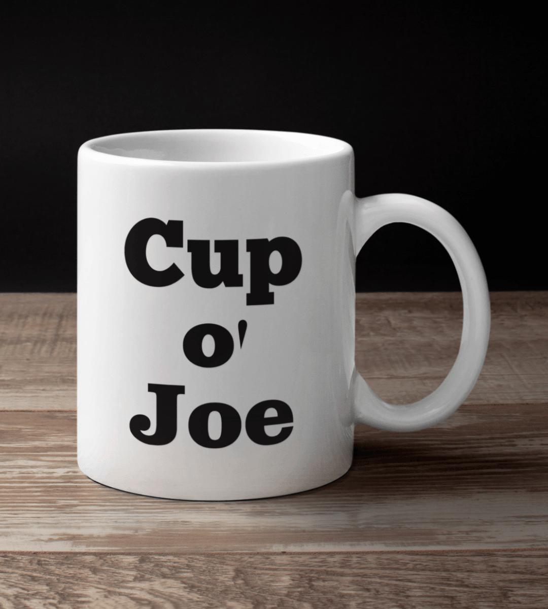 Cup O' Joe Kenda White Mug - TheGivenGet