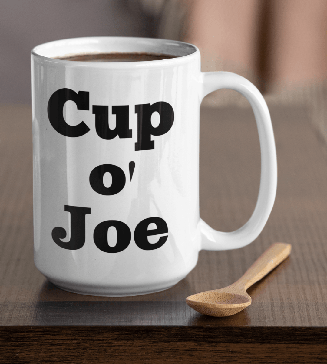 Cup O' Joe Kenda White Mug - TheGivenGet