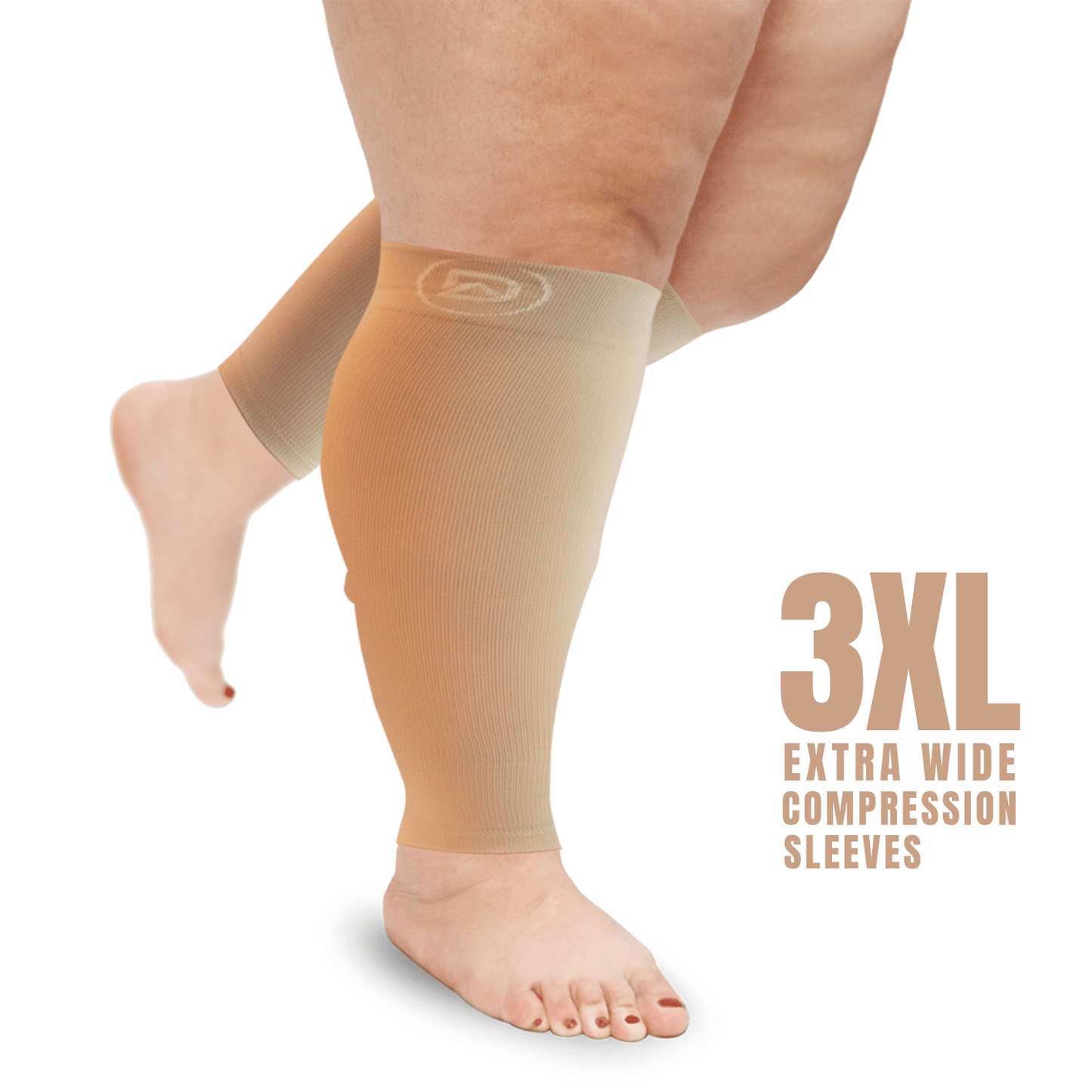 Dominion Active Compression Sleeves Wide Calf (1 Pair) (EL) 20-30 mmHg - TheGivenGet