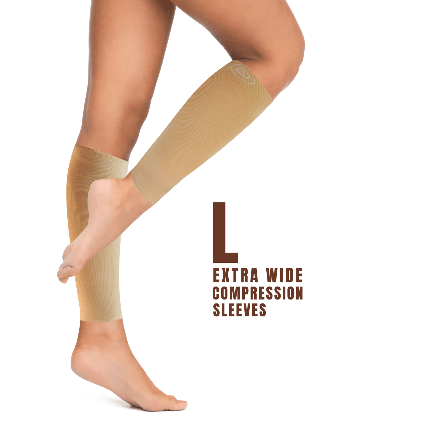 Dominion Active Compression Sleeves Wide Calf (1 Pair) (EL) 20-30 mmHg - TheGivenGet