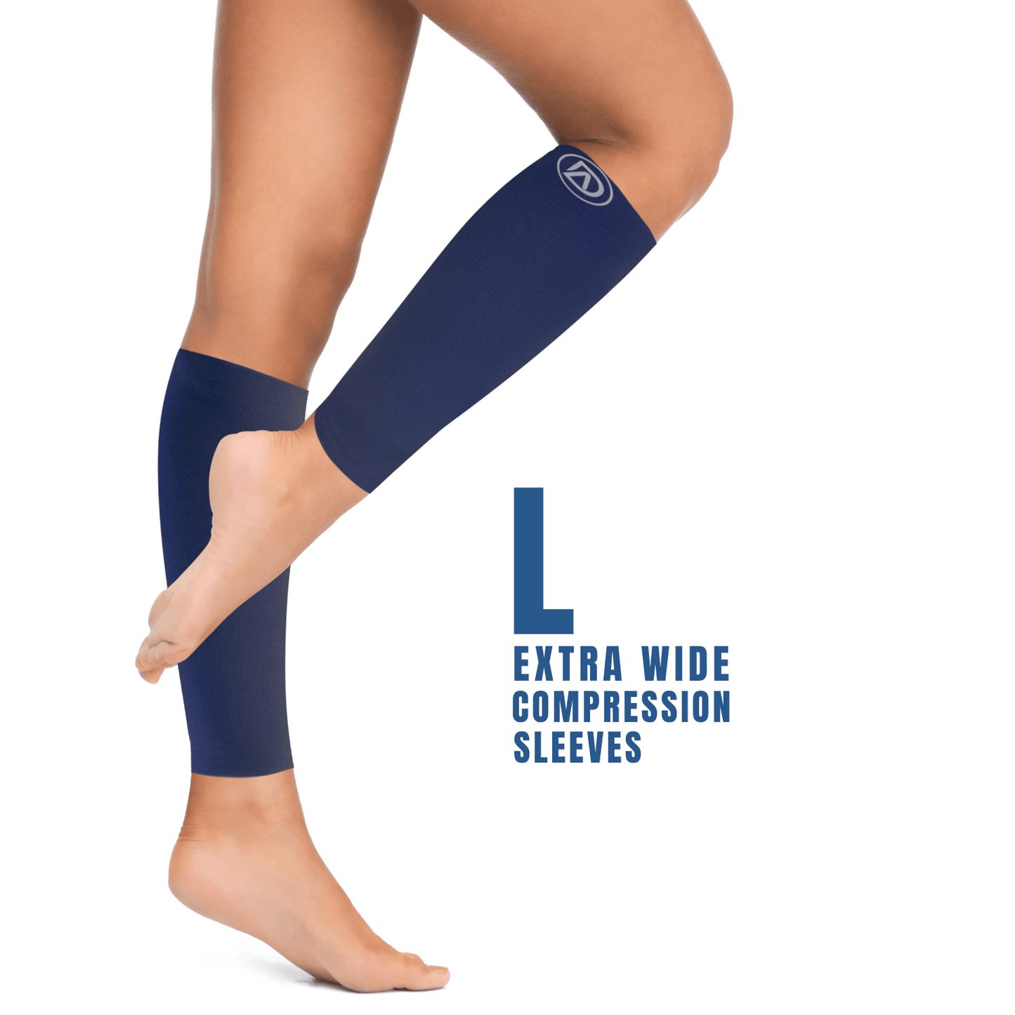 Dominion Active Compression Sleeves Wide Calf (1 Pair) (EL) 20-30 mmHg - TheGivenGet