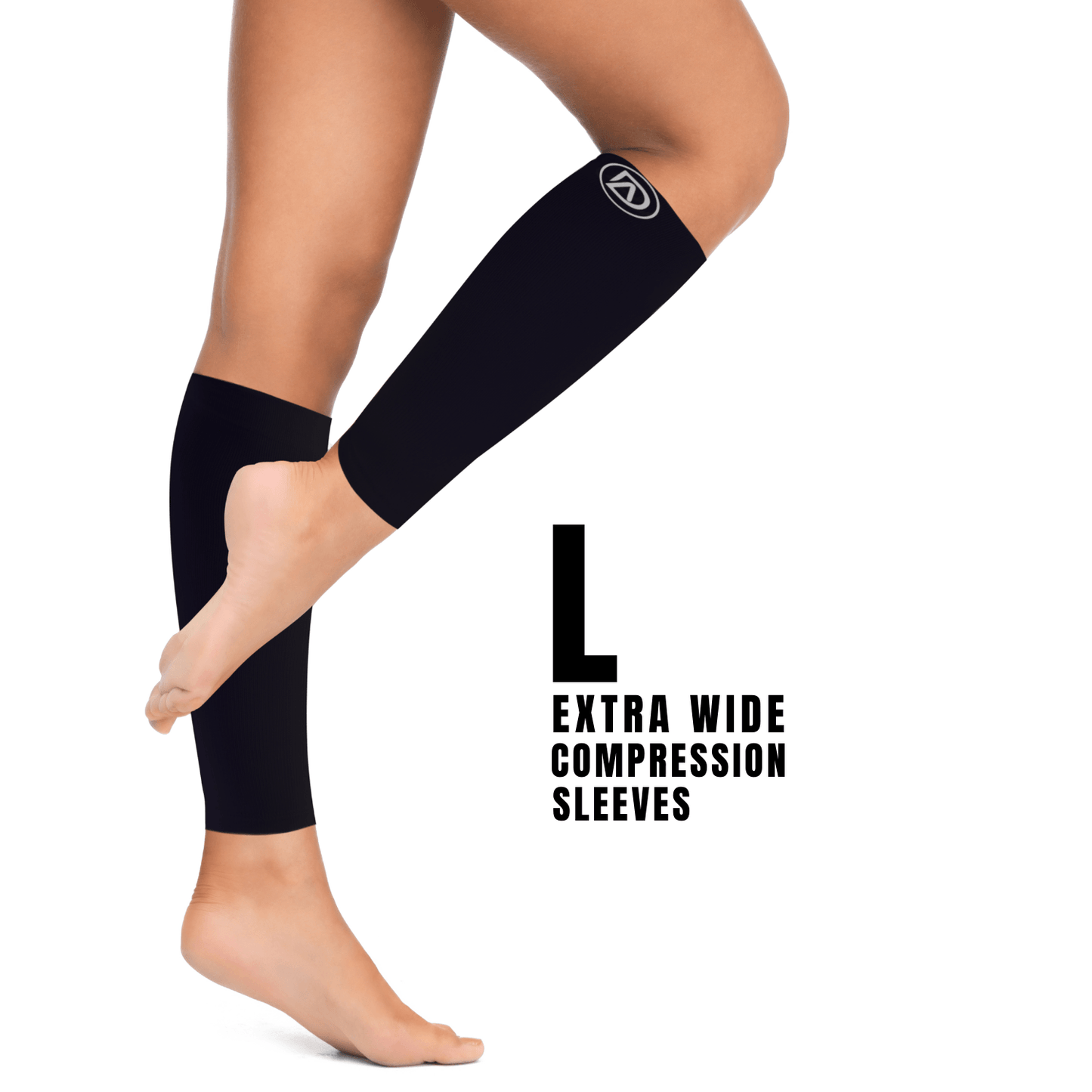 Dominion Active Compression Sleeves Wide Calf (1 Pair) (EL) 20-30 mmHg - TheGivenGet