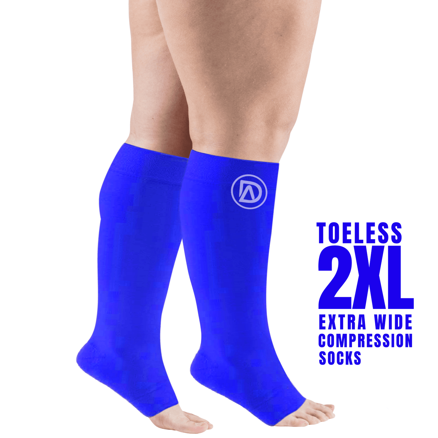 Dominion Active Compression Sleeves Wide Calf (1 Pair) (EL) 20-30 mmHg - TheGivenGet