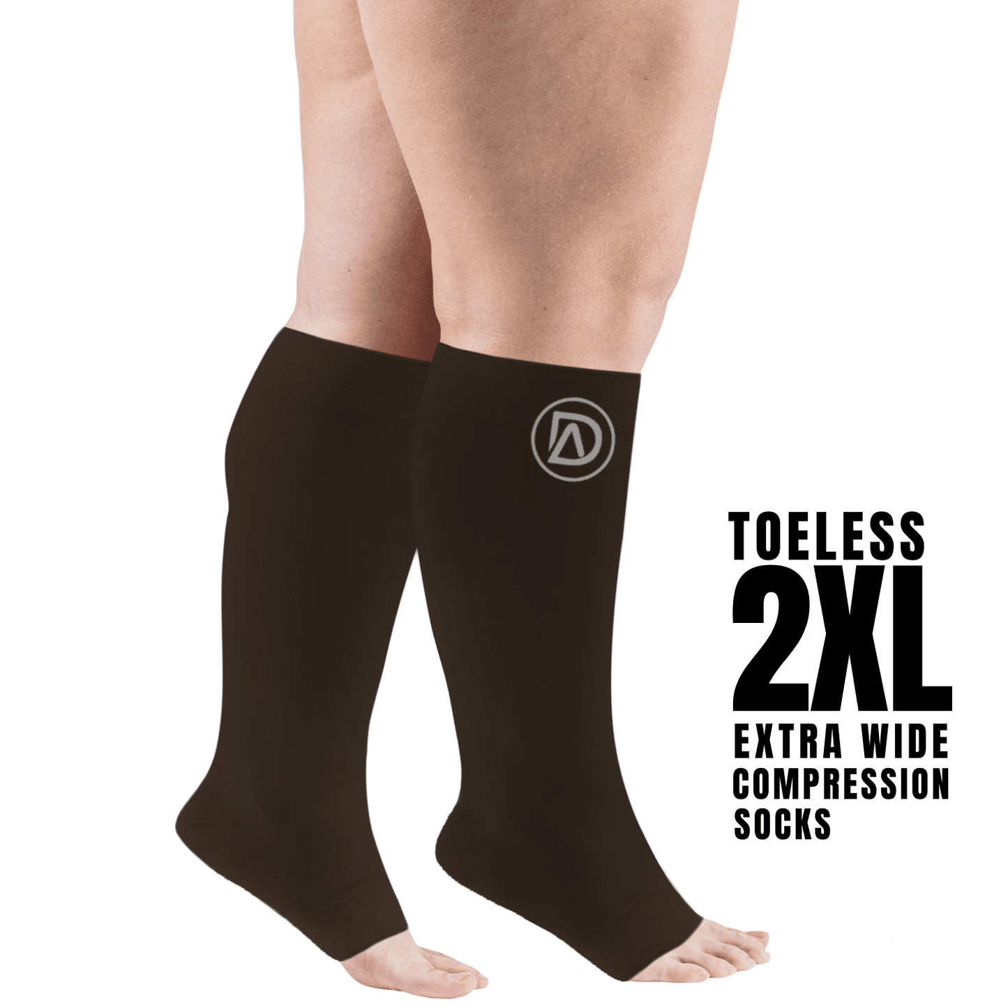 Dominion Active Compression Sleeves Wide Calf (1 Pair) (EL) 20-30 mmHg - TheGivenGet