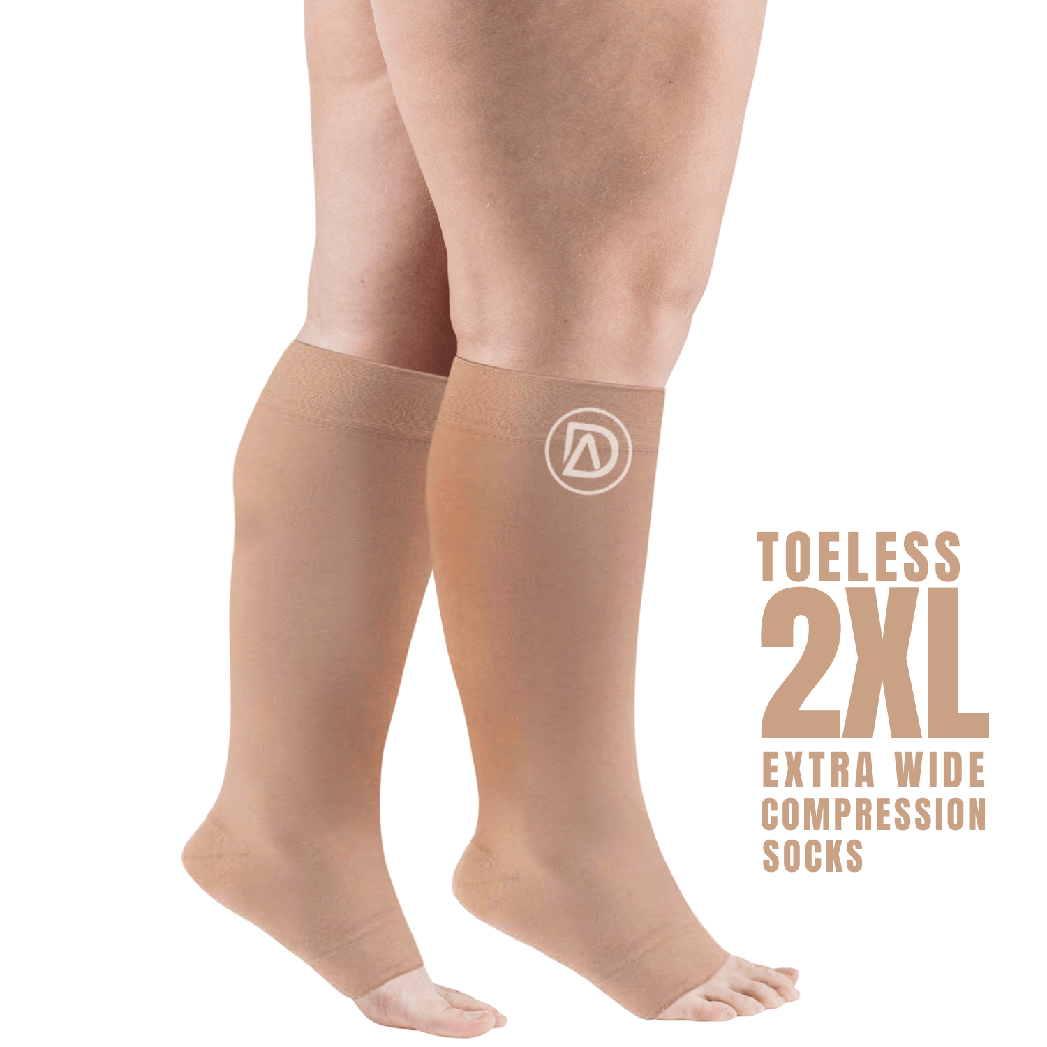 Dominion Active Compression Sleeves Wide Calf (1 Pair) (EL) 20-30 mmHg - TheGivenGet