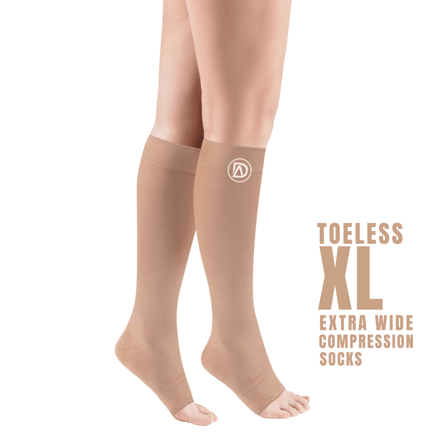 Dominion Active Compression Sleeves Wide Calf (1 Pair) (EL) 20-30 mmHg - TheGivenGet