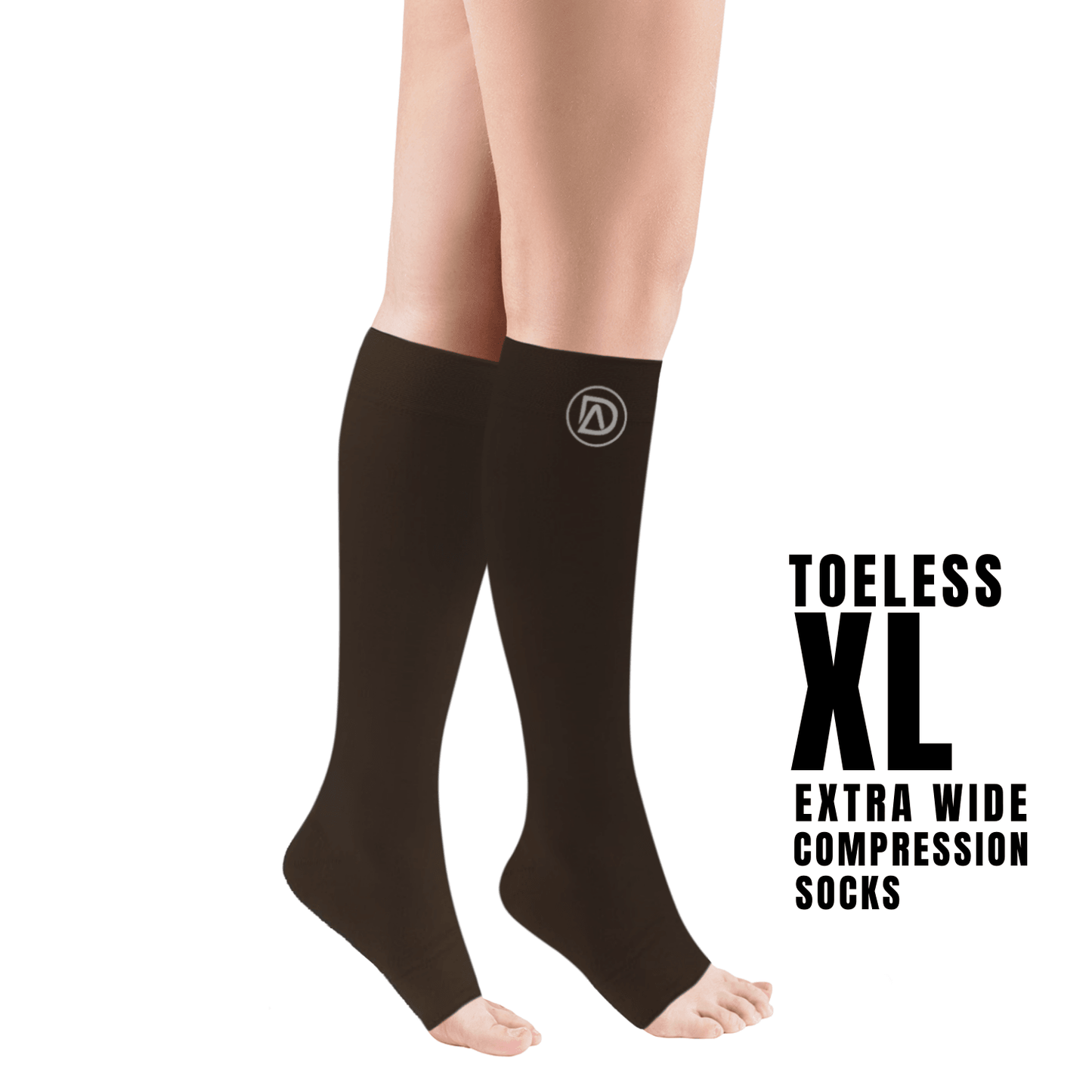 Dominion Active Compression Sleeves Wide Calf (1 Pair) (EL) 20-30 mmHg - TheGivenGet