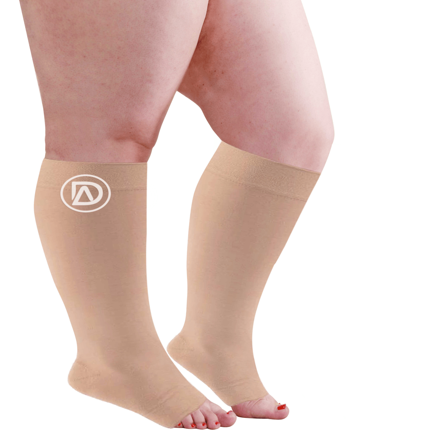 Dominion Active Compression Sleeves Wide Calf (1 Pair) (EL) 20-30 mmHg - TheGivenGet