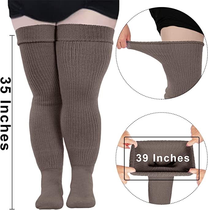 Dominion Extra Long & Thick Thigh High Socks - TheGivenGet