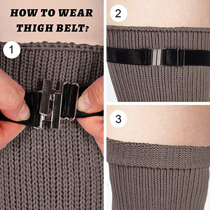 Dominion Extra Long & Thick Thigh High Socks - TheGivenGet