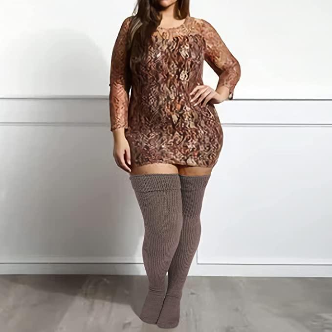 Dominion Extra Long & Thick Thigh High Socks - TheGivenGet