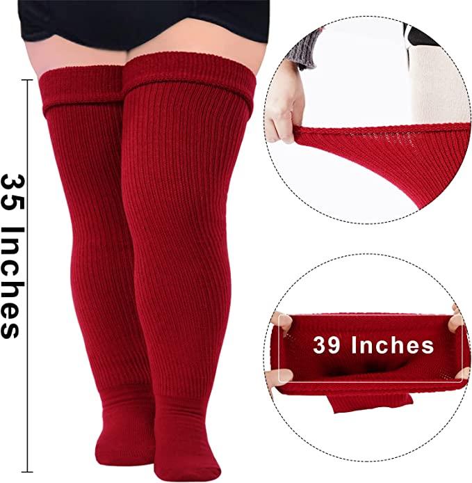 Dominion Extra Long & Thick Thigh High Socks - TheGivenGet