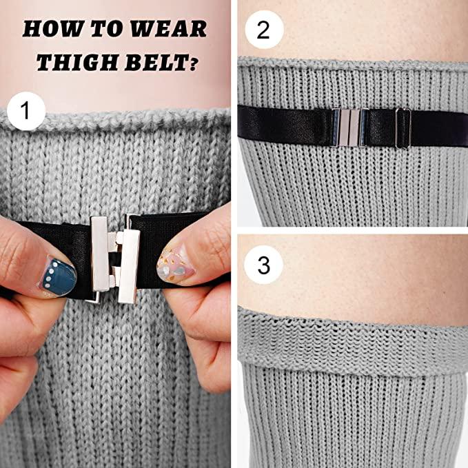 Dominion Extra Long & Thick Thigh High Socks - TheGivenGet