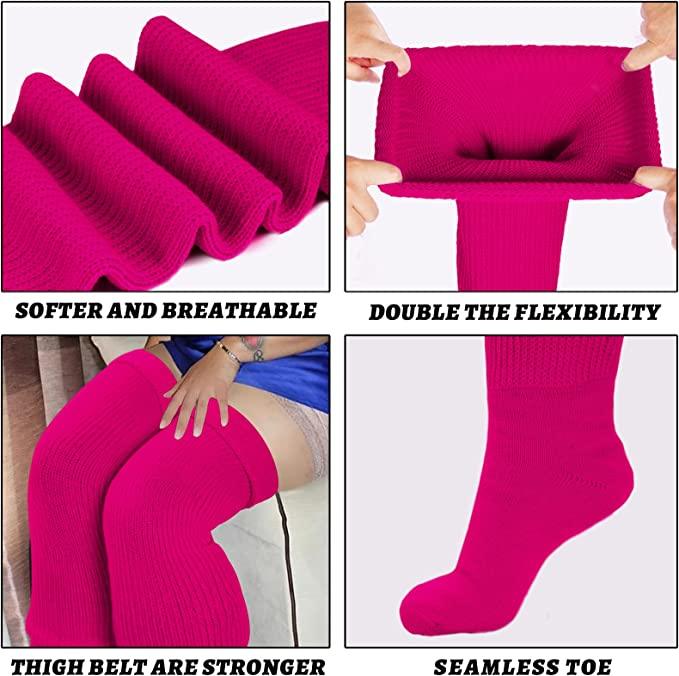 Dominion Extra Long & Thick Thigh High Socks - TheGivenGet