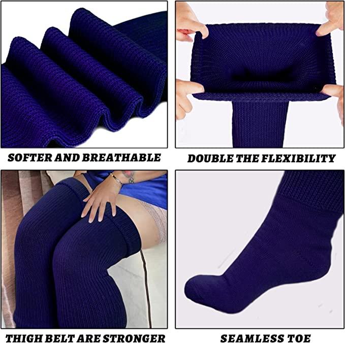 Dominion Extra Long & Thick Thigh High Socks - TheGivenGet