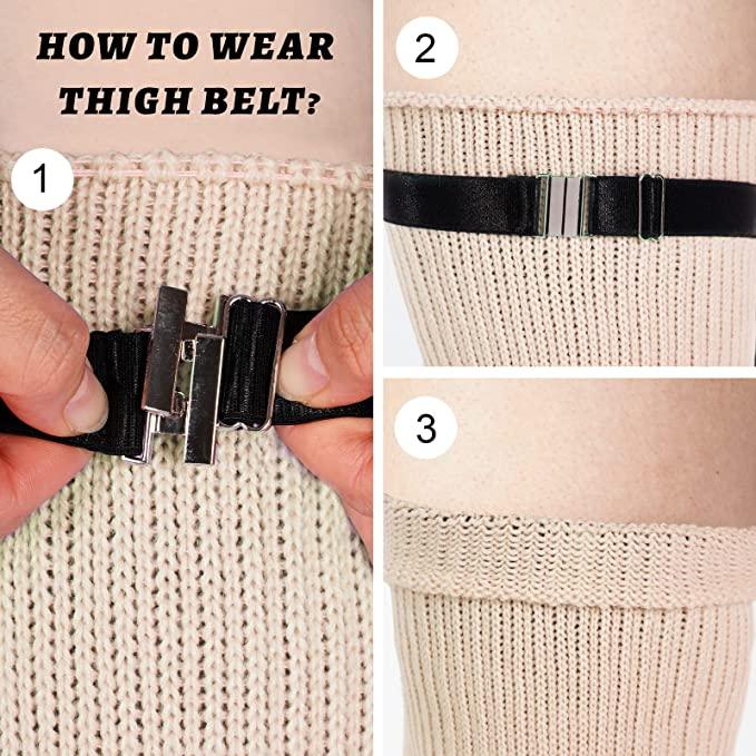 Dominion Extra Long & Thick Thigh High Socks - TheGivenGet