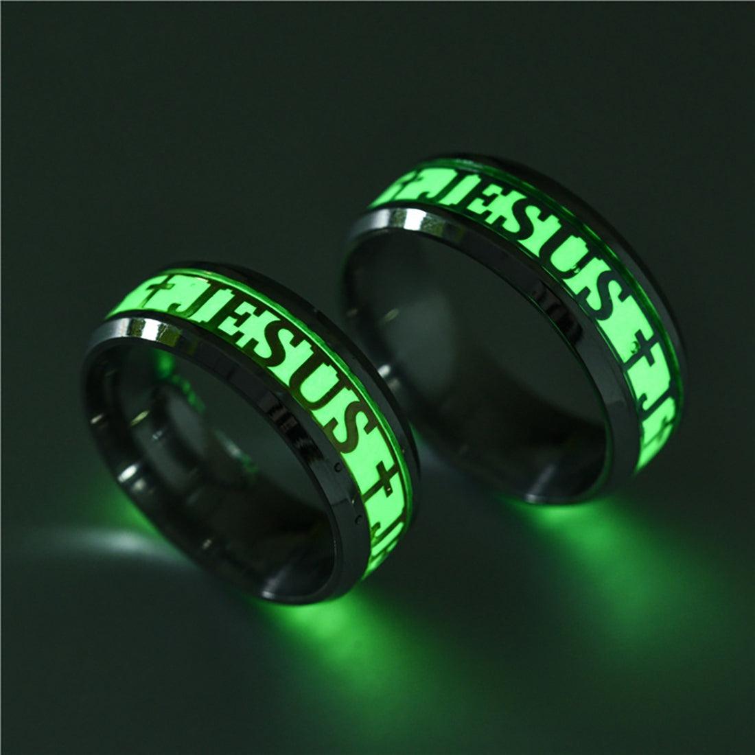 Glowing In The Dark Jesus Ring - TheGivenGet