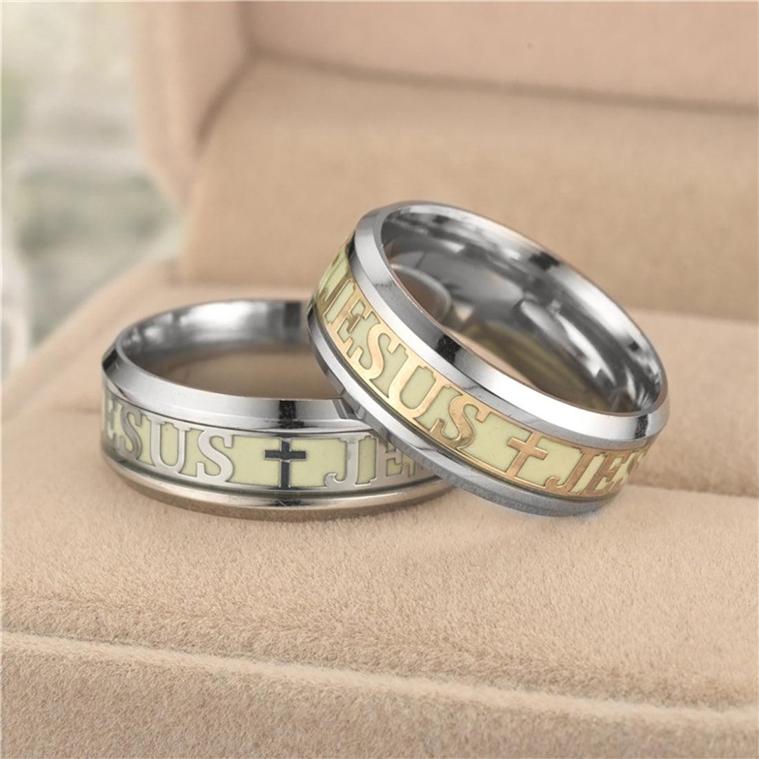 Glowing In The Dark Jesus Ring - TheGivenGet