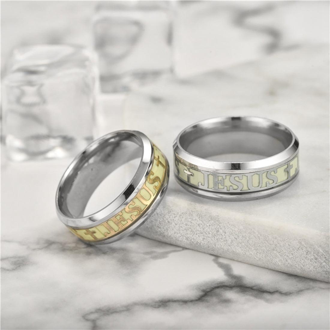 Glowing In The Dark Jesus Ring - TheGivenGet