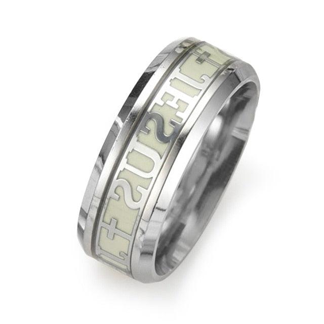 Glowing In The Dark Jesus Ring - TheGivenGet