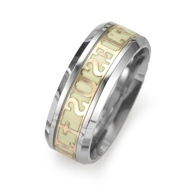 Glowing In The Dark Jesus Ring - TheGivenGet
