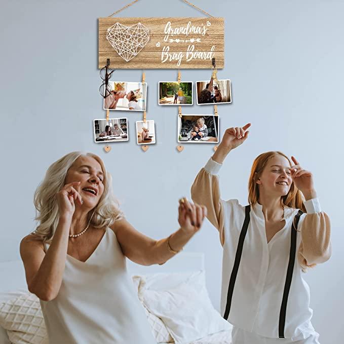 Grandma Brag Board, Grandma Gifts Photo Holder - TheGivenGet