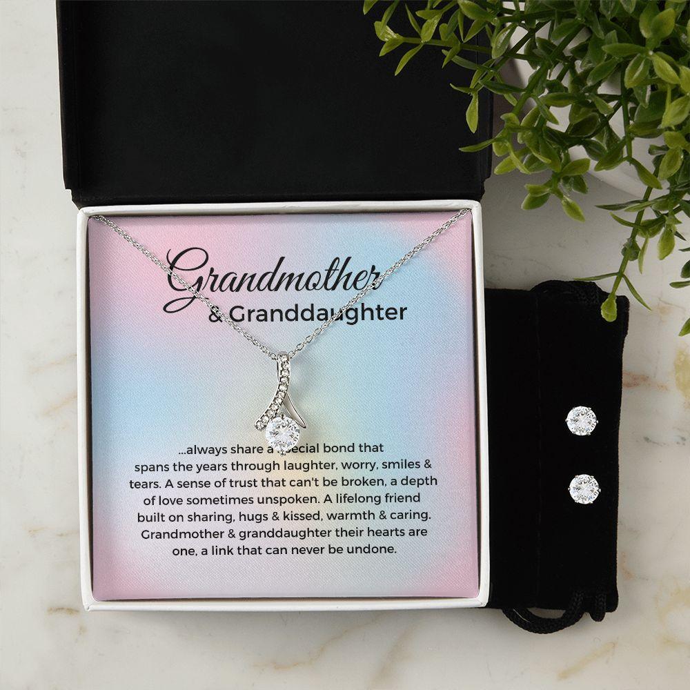 Grandmother & Granddaughter Alluring Beauty Necklace - TheGivenGet