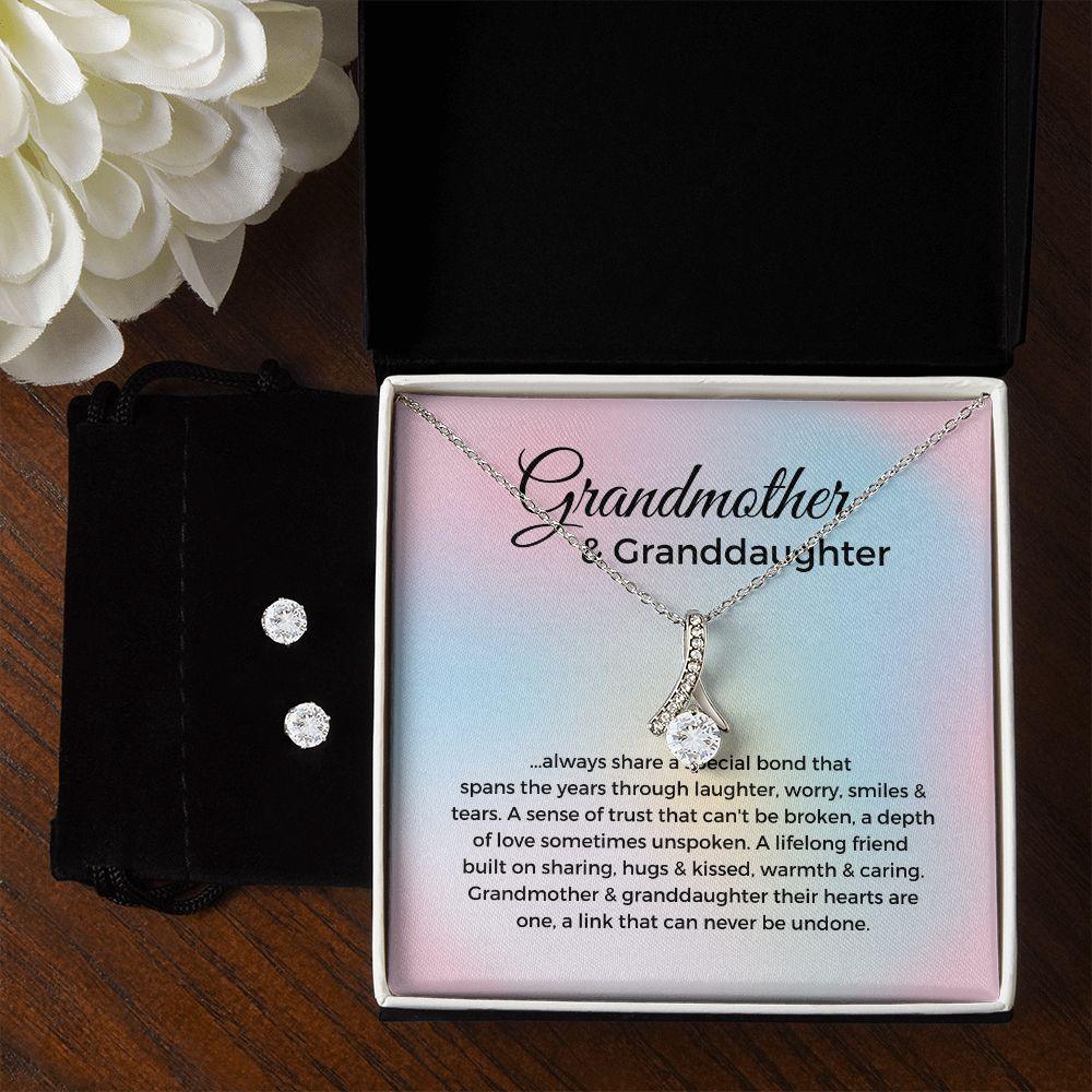 Grandmother & Granddaughter Alluring Beauty Necklace - TheGivenGet