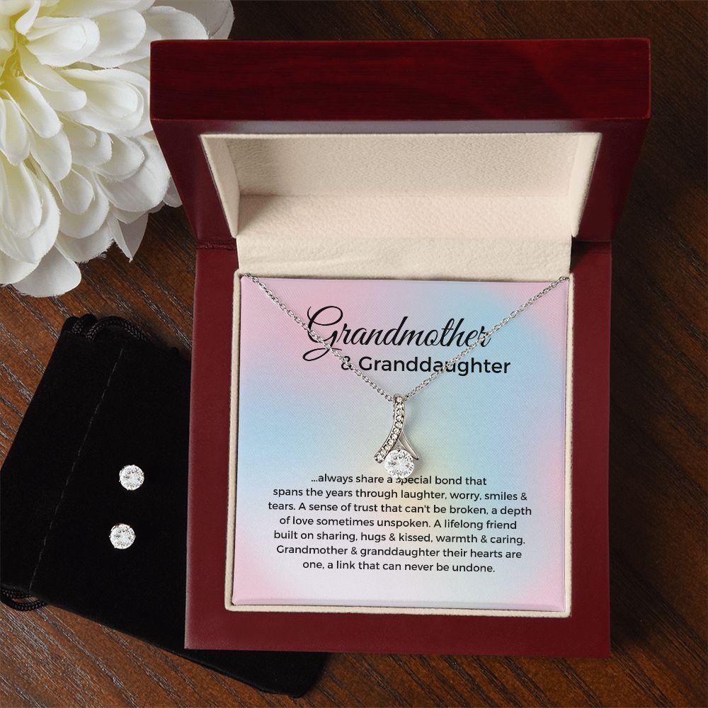 Grandmother & Granddaughter Alluring Beauty Necklace - TheGivenGet