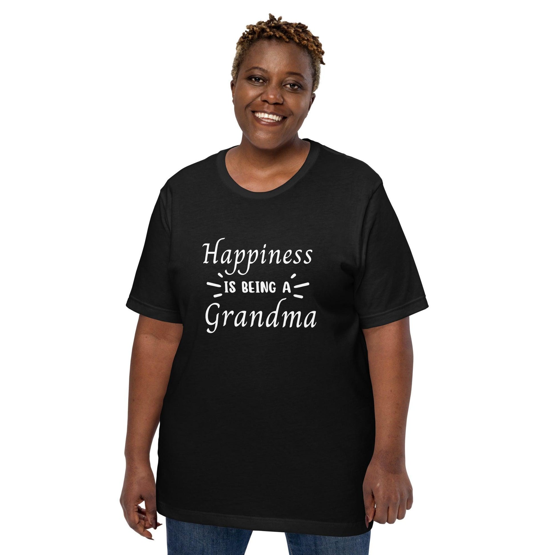 Happiness Is Being A Grandma Unisex T-Shirt - TheGivenGet