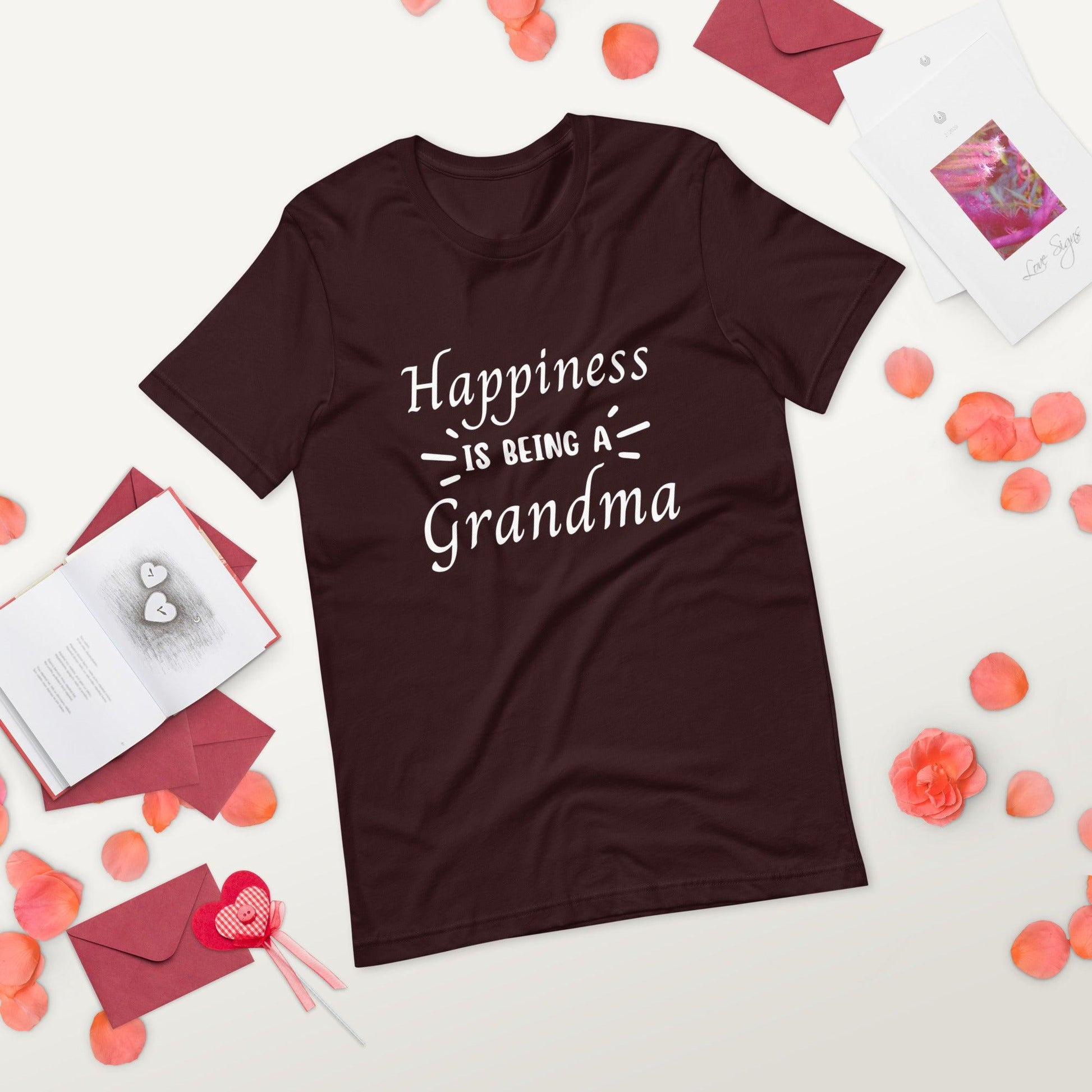 Happiness Is Being A Grandma Unisex T-Shirt - TheGivenGet