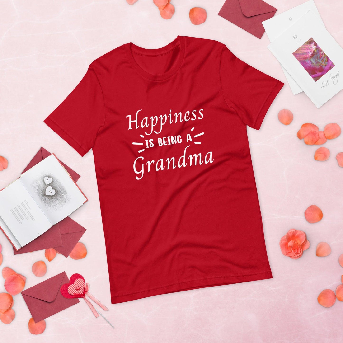 Happiness Is Being A Grandma Unisex T-Shirt - TheGivenGet